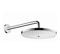 Hansgrohe Douche Raindance Select 27378400 S 300 – 2 jets – Blanc/Chromé – avec bras de douche 390 mm