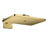 hansgrohe Douche de tête Axor 35276990 avec bras de douche, rosace, optique or poli