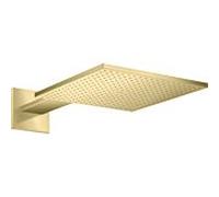 Hansgrohe AXOR 35314950 douche de tête 300x300 mm 1 jet, bras mural 450 mm, laiton brossé