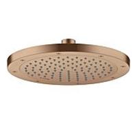 hansgrohe Douche de tête Axor 35381310 montage au plafond ou au mur, 245 mm, 1jet, or rouge brossé