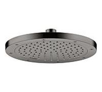 hansgrohe Douche de tête Axor 35381330 montage plafond ou mural, 245mm, 1jet, chrome noir poli