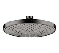 Hansgrohe Douche de tête Axor 35382330 – 220 mm – 1 jet – Montage plafond/mural – Chrome noir poli