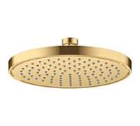 hansgrohe douche de tête Axor 35383250 montage au plafond ou au mur, 220 mm, 1jet, optique or brossé