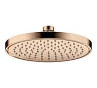 hansgrohe douche de tête Axor 35383300 montage au plafond ou au mur, 220 mm, 1jet, or rouge poli
