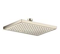 hansgrohe douche de tête Axor 35387820 montage au plafond ou au mur, 245x185mm, 1jet, nickel brossé