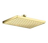 Hansgrohe AXOR Pomme de douche 245/185 mm 35387950, 1 jet, économie d'eau+, laiton brossé