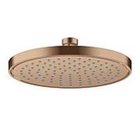 hansgrohe douche de tête Axor 35388310 montage au plafond ou au mur, 220 mm, 1jet, or rouge brossé