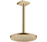 hansgrohe Douche de tête Axor 35389140 montage au plafond ou au mur, 245 mm, 1jet, bronze brossé