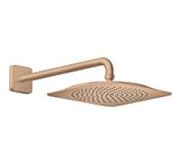 Hansgrohe Douche de tête Axor Citterio C 270 1jet EcoSmart avec bras de douche, or rouge brossé