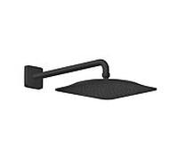 hansgrohe AXOR Citterio C Douche de tête 270/270 1jet avec bras de douche, 28790670, Couleur: noir mat