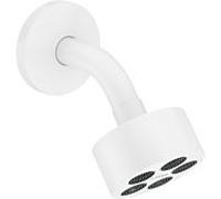 Hansgrohe Pomme de douche AXOR One 75 1 jet EcoSmart avec bras 116 mm Blanc mat 48490700