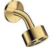 Axor One douche à effet de pluie avec bras 7.3x7.3 cm ronde doré 48490990