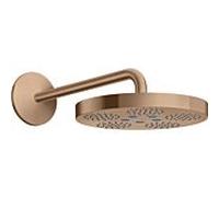 hansgrohe Axor One douche de tête 48491310 avec bras de douche, 1jet, or rouge brossé