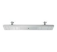 Hansgrohe AXOR ShowerSolutions ShowerHeaven 1200/300 4jet, Ã©clairage 2700 K, Coloris: Chrome noir poli - 10628330