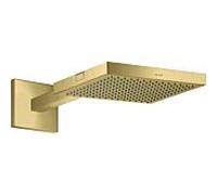 hansgrohe Axor Starck douche de tête 10925950 avec bras de douche, montage mural, 240x240mm, 1jet, laiton brossé