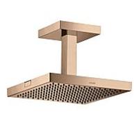 hansgrohe Axor Starck douche de tête 10929300 avec raccordement au plafond, 240x240mm, 1jet, or rouge poli