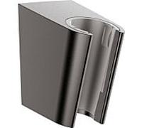 Hansgrohe Support de douche Porter 28331340 – pour tuyau avec écrou conique – Chrome noir brossé