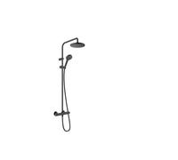 Hansgrohe Douchepipe 200 1Jet Vernis Blend Mat Noir Avec Thermostat De Douche