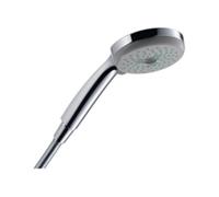 Hansgrohe-Douchette à main CROMA 100 Multi EcoSmart 3 jets pluie, massage et mono, chromé Réf 28538000