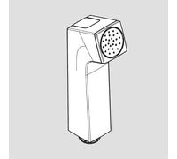 hansgrohe Douchette à main pour douchette de bidet Bidette, 94572670,