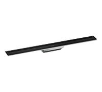 hansgrohe Drain caniveau de douche 42521670 800 mm, kit prêt à l'emploi, gratuit dans la pièce, noir mat