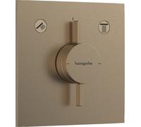 hansgrohe DuoTurn E mitigeur 75417140 encastré, pour 2 Verbraucher , bronze brossé