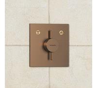 hansgrohe DuoTurn E mitigeur 75417140 encastré, pour 2 Verbraucher , bronze brossé