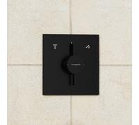 hansgrohe DuoTurn E mitigeur 75417670 encastré, pour 2 Verbraucher , noir mat