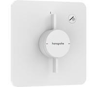 hansgrohe DuoTurn Q - Mitigeur de douche encastré, Robinet douche 1 sortie, Mitigeur monocommande pour iBox universal 2, Blanc mat, 75614700