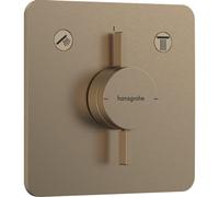 Hansgrohe Duoturn Q Mitigeur encastré pour 2 fonctions bronze brossé 75414140