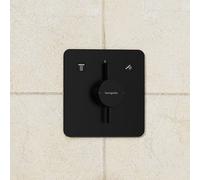 hansgrohe Mélangeur DuoTurn 75414670 UP, pour 2 consommateurs, noir mat