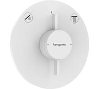 Hansgrohe Mitigeur encastré DuoTurn S 75418700, 2 fonctions, blanc mat