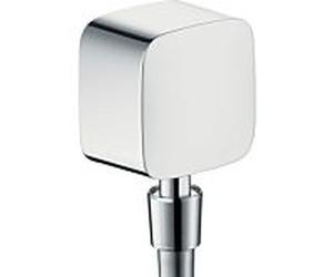 hansgrohe durite PuraVida Fixfit avec clapet anti-retour et joint à rotule en chrome pur