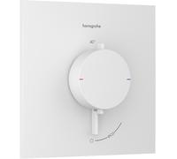 Hansgrohe Thermostat encastré Ecostat Comfort E pour 1 consommateur 33710700 Blanc mat