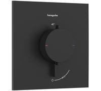 hansgrohe Ecostat Comfort E Thermostat encastré pour 1 consommateur, 33710670, Couleur: noir mat