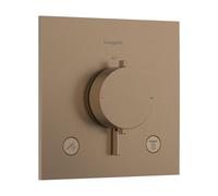 Hansgrohe Ecostat Comfort E Thermostat encastré - 2 fonctions - Bronze brossé 33711140