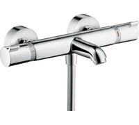 hansgrohe Ecostat - Mitigeur thermostatique de bain Confort avec 2 sorties chrome