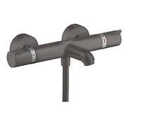 hansgrohe Ecostat Comfort Mitigeur Thermostatique bain/douche, noir chromé brossé, 13114340