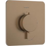 Thermostat Q hansgrohe Ecostat Comfort 33712140 encastré, pour 1 Verbraucher , 25,9 l/min, bronze brossé