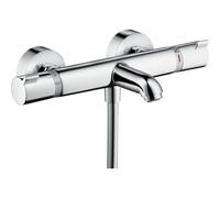hansgrohe Ecostat - Mitigeur thermostatique de bain Confort avec 2 sorties chrome