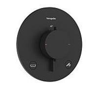 hansgrohe Ecostat Comfort S Thermostat 33718670 Encastré, pour 2 Verbraucher , 23 l/min, EN 1717, noir mat