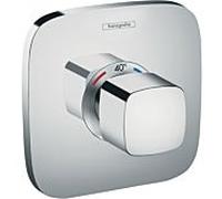 hansgrohe Ecostat E thermostat de douche 15706000 haut débit, thermostat encastré, chrome
