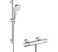 hansgrohe Croma Select E Combi set de douche 27081400 blanc- chromé , set de douche 65 cm