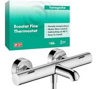hansgrohe Ecostat Thermostat de bain fin 13325000 en saillie, DN15, chromé
