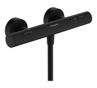 Hansgrohe Ecostat Fine Mitigeur thermostatique de douche - en saillie - noir mat 13324670