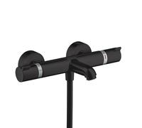Hansgrohe Thermostat de baignoire, Noir Mat, Thermostat