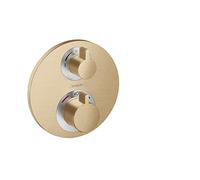 hansgrohe jeu de garniture Ecostat S 15758140 thermostat 2 Verbraucher , pour 2 Verbraucher , bronze brossé