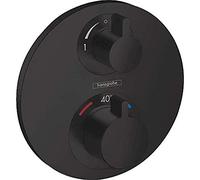 hansgrohe Ecostat S set de montage final 15758670 thermostat encastré, pour 2 Verbraucher , noir mat