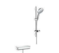 SystÃšme de douche Raindance Select S en surface 150 avec thermostat Ecostat Select et rail de douche 65 cm, 27036, Coloris: chrome - 27036000