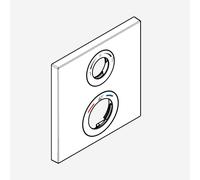 Hansgrohe hansgrohe Rosace Ecostat Square 2 utilisateurs BBC Quantité:1
